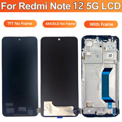 6.67" AMOLED for Xiaomi Redmi Note 12 4G LCD Display Touch Screen Digitizer For Redmi Note 12 5G LCD Display Screen Replacement