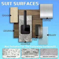 2/4PCS No punching Strong paste hook Shelf Hat rack Adhesive hook