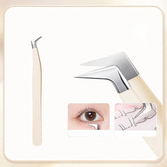 High Quality Latest  Stainless Steel Eyelash Extensions Tweezers Rose Gold color All Color Customized Eyelash Tweezers