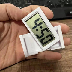 Mini Digital Clock Large Screen Car Dashboard Electronic Clock Self-adhesive Mini Clock Car Clock For Truck Dashboard