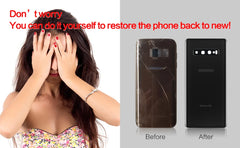 Compatible for Samsung Galaxy S10 Back Glass Cover Replacement 6.1-Inches SM-G973 All Carriers with Installation Manual + Repair