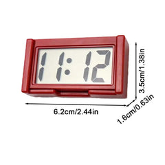 Mini Digital Clock Large Screen Car Dashboard Electronic Clock Self-adhesive Mini Clock Car Clock For Truck Dashboard