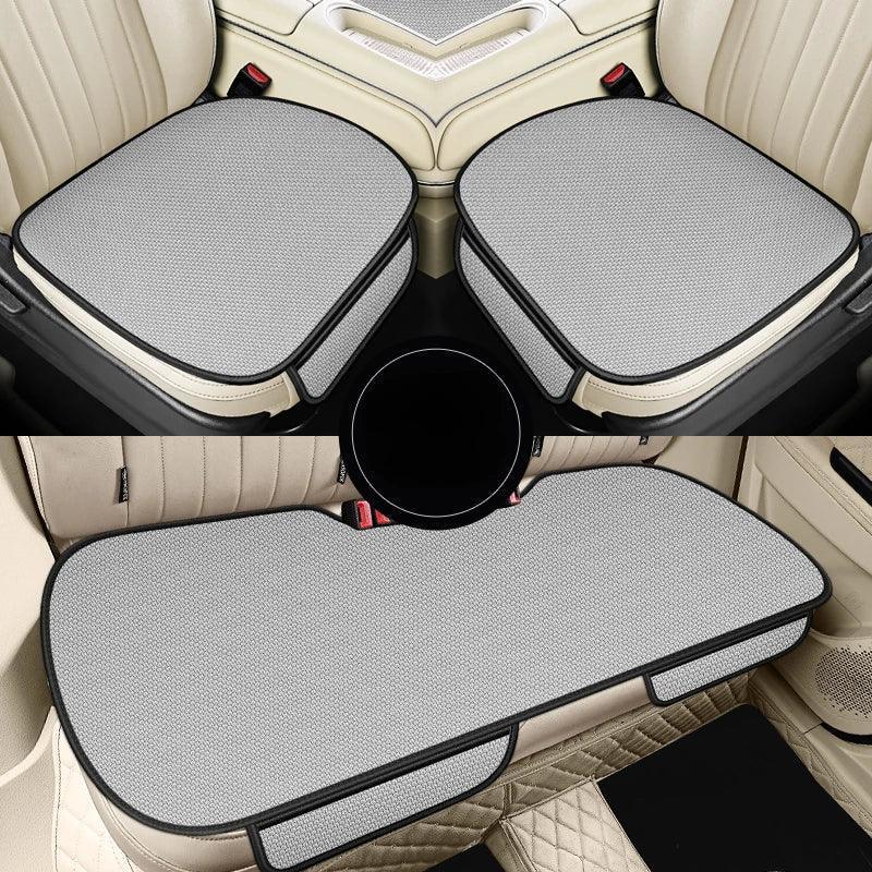 Summer Cool Car Seat Cover Cool Breathable Fabric Car Front Seat Cushion/Rear Seat Cushion/Three -piece - Mumzar