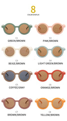 2024 new children's sunglasses yuanchaotong UV400 plastic  glasses  sunglasses