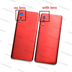 Back Glass G9 Replacement For LG Velvet G9 4G G910 5G G900 Battery Cover Rear Door Lid Panel Housing Case Camera Lens Sticker