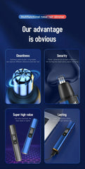 Xiaomi New Rechargeable Touch Screen Electric Ear Nose Hair Trimmer Type-C Fast Charging Portable Clipper Trimmer For Nose