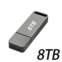 New 16TB Flash Drive USB 3.2 High Speed Transfer Type C U Metal Flash SSD Portable Mini Flash Drive Memory Waterproof U Drive