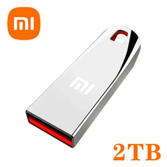 محرك أقراص فلاش USB 3.2 معدني عالي السرعة من شاومي بسعة 2 تيرابايت و512 جيجابايت و1 تيرابايت ومحرك أقراص USB محمول مقاوم للماء