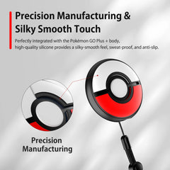 Soft Silicone Cover for Pokemon GO Plus Protective Case Storage Box Portable with Hand Strap Accessories