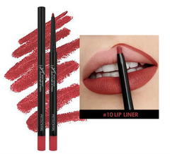 Waterproof Matte Lipliner Pencil Red Contour Tint Lipstick Long Lasting Non-stick Cup Moisturising Lips Makeup 12 Colors