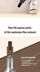 1 PC 3D Eyebrow Gel Dyeing Cream with Brush Long-lasting Air-cushion Dye Brows Tint Long-lasting Natural Makeup Eyebrow Enhancer