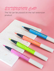 Fit Colors 12pcs/set colorful liquid UV waterproof Fluorescent Eyeliner Face Body Paint Pen long-lasting easy to remove