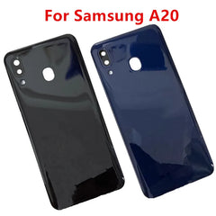 A20 Housing For Samsung Galaxy A20 A205 Battery Back Cover Repair Replace Door Rear Case + Camera Lens