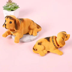 Car Ornaments Shaking Head Dog Doll Car Dashboard Toys Cute Nodding Puppy Auto Interior Accessories Auto Decor Kids Gift
