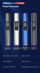 Xiaomi New Rechargeable Touch Screen Electric Ear Nose Hair Trimmer Type-C Fast Charging Portable Clipper Trimmer For Nose