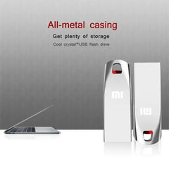 محرك أقراص فلاش USB 3.2 معدني عالي السرعة من شاومي بسعة 2 تيرابايت و512 جيجابايت و1 تيرابايت ومحرك أقراص USB محمول مقاوم للماء