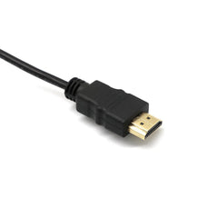 كابل HDMI بطول 1.8 متر إلى VGA بدقة 1080 بكسل عالية الدقة مع كابل محول صوت كابل HDMI إلى VGA متوافق