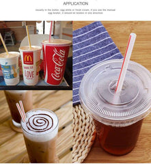 50-1000Pcs Multicolor Drinking Straws rietjes Milk Tea Bar Party Wedding Kitchen Home Accessories Beverage Black Straw Wholesale