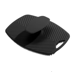 1pc Soft Silicone Exfoliating Brush Cleanser Manual Body Cleansing Scrubber Shower Gentle Massage Bath Brush For Men