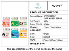 Foreign Trade Body Scrub Exfoliating chicken Skin Full Body Deep Clean Cross-border Coffee Scrub 350g