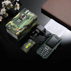 هاتف محمول متين M6000 GSM 2G Network 4 بطاقات SIM Magic Voice مقبس 3.5 مم شاشة 2.4 بوصة لوحة مفاتيح كبيرة هاتف محمول لكبار السن