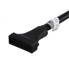 سلك محول رأس اللوحة الأم عالي الجودة قطعة واحدة 20 دبوس USB 3.0 أنثى إلى 9 دبوس USB 2.0 ذكر لجهاز الكمبيوتر سلك محول الكمبيوتر