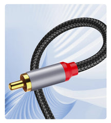 كابل صوت Aux من Rocoren مقاس 3.5 مم إلى 2RCA، محول مقسم من مقبس 3.5 مم إلى 2 RCA ذكر لصندوق التلفزيون ومكبر الصوت والفيديو وكابل سلك مكبر الصوت