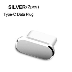 Metal Type C Dust Plugs Cellphone Anti-dust Protectors for Apple IPhone 15 Pro Max/15 Plus/15 Pro Samsung Dustplug