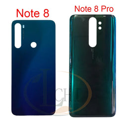 New For Xiaomi Redmi Note8 Note 8 Pro Battery Back Cover Glass Panel For Redmi Note 8Pro Rear Door Housing Case Adhesive Replace
