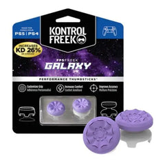 غطاء جديد من قطعتين من Freek Galaxy Performance Thumb Grip Caps من السيليكون لعصا التحكم التناظرية PS5 Dualsenese PS4Controller غطاء سيليكون