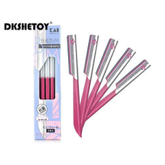 5Pcs Eyebrow Trimmer Blade Shaver Finish Cutting Face Razor Shaper Eye Brow Epilation Hair Removal Facial Epilator makeup tools