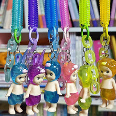 Candy House Angel Keychain Blind Box Doll Bag Pendant Handmade Creative Cartoon Toy Birthday Valentine'S Day Gift Mystery Boxes