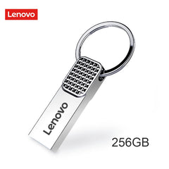 محرك أقراص USB فلاش 3.0 أصلي من لينوفو بسعة 2 تيرابايت وذاكرة تخزين عالية السرعة بسعة 1 تيرابايت و512 جيجابايت للكمبيوتر الشخصي