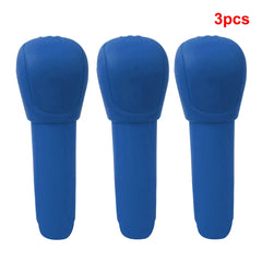 Gear Head Shift knob Cover Car Hand Brake Covers Handbrake Grips Gear Shift Collars Durable Silicone Interior Accessories