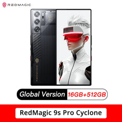 RedMagic 9s Pro 5G Global Version  Gaming Phone 6.8" Snapdragon 8 Gen 3 Leading Version 6500mAh 80W Charge 50MP NFC