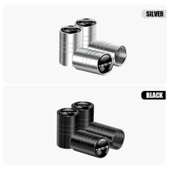 4Pcs Car Styling 3D Metal Wheel Tire Valve Caps Rim Accessories For Toyota RAV4 C-HR Camry Yaris Prius TRD GR Highlander Crown