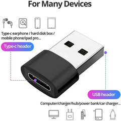 1/2pcs USB C Adapter Type C To USB Adapter for Mobil Phone Male To Female USB C Converter USB Type-C Converter for PC Laptops