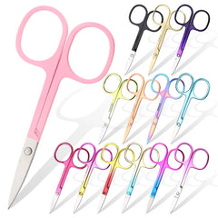 1Pcs Eyebrow Scissor Stainless Steel Eyelash Trimmer Facial Nose Hair Remover Manicure Nail Cuticle Beauty Scissors Makeup Tools