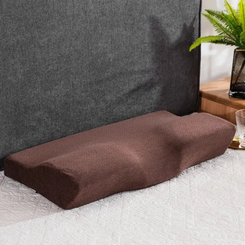 1 pc Memory Foam Bed Orthopedic Pillow Neck Protection Slow Rebound Memory Pillow Butterfly Shaped Health Cervical Neck