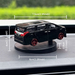 Drifting MPV Van Car Model Dashboard Ornaments Cool Fun Swing Moving Turning Interior Accessories Commercial Vehicle Decor Items