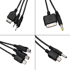 كابل شاحن الهاتف المحمول متعدد المنافذ من USB إلى كابل USB 10 إلى 1 لأجهزة Samsung وXiaomi وHuawei وGoogle وOPPO وVivo