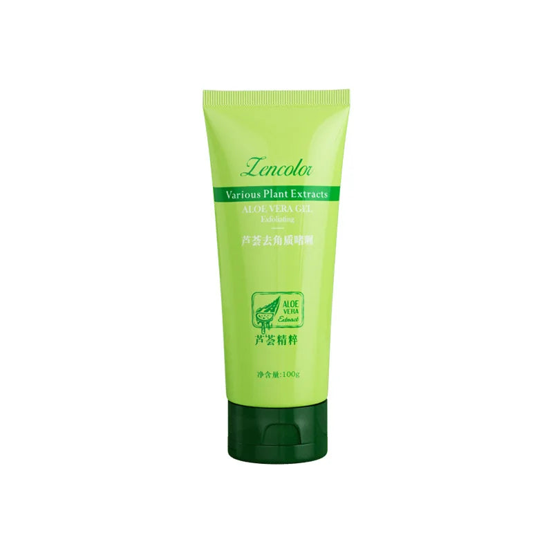 Exfoliating Aloe Vera Gel Deep Cleansing Exfoliant Gentle Exfoliation Face Body Scrub Rub Mud Exfoliants Facial Body Exfoliator