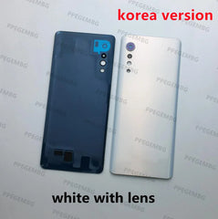 Back Glass G9 Replacement For LG Velvet G9 4G G910 5G G900 Battery Cover Rear Door Lid Panel Housing Case Camera Lens Sticker