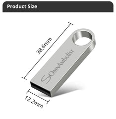 محرك أقراص فلاش SomnAmbulist USB 2.0 عالي السرعة لأجهزة الكمبيوتر المحمولة بسعة 32 جيجابايت و64 جيجابايت و128 جيجابايت، محرك أقراص فلاش USB صغير بسعة 16 جيجابايت و32 جيجابايت و64 جيجابايت و8 جيجابايت و4 جيجابايت