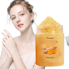 Catindra Turmeric Body Scrub Cleansing Exfoliator Removes Dark Spots Melanin Moisturizing Skin Care Exfoliating Scrubs