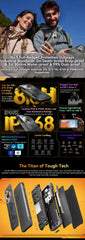 2025 NEW BLACKVIEW BL7000 5G Rugged Smartphone 24(8+16)GB 256GB Cerllphone 6.78" HD+2.4K Display 120Hz, Android 15 AI Smartphone