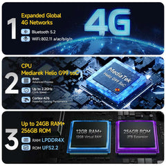 Ulefone Armor 27T 4G THERMAL BY FLIR® Rugged Phone 10600mAh Up to 24GB+256GB  6.78"FHD 120Hz Night Vision Android 14 Smartphone