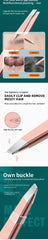 2/4pcs Eyebrow Tweezers Set Professional Tweezers For EyebrowsGreat Precision For Facial HairSplinter And Ingrown Hair Removal F