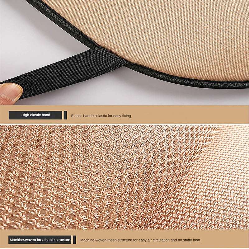 Summer Cool  Car Seat Cover  Cool Breathable  Fabric Car Front Seat Cushion/Rear Seat  Cushion/Three -piece
