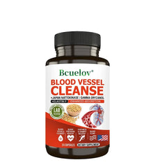 Vascular Cleansing Capsules - Contains Japanese Nattokinase, Which Helps Blood Circulation and Blood Vessel Flexibility
